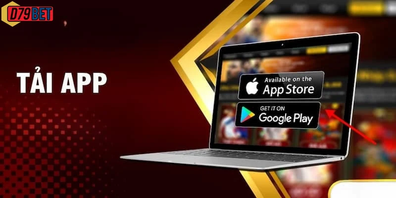 Hình ảnh giao diện chính của app D79bet trên điện thoại di động